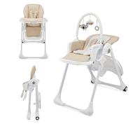 Seggiolone da pappa 2in1 TUMMIE beige