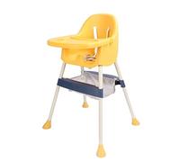 Seggiolone da Pranzo per Bambini, Imbracatura di Sicurezza Seggiolone Pieghevole Multifunzionale Convertibile in Altezza Regolabile Antiscivolo per i più Piccoli