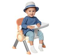 Seggiolone Da Pranzo Per Bambini - Seggiolone Per Bambini, Sgabelli Antiscivolo | Supporto Pieghevole Per Il Tavolo Da Pranzo, Imbracatura Di Sicurezza, Materiali Di Costruzione, Funzione Tavolo Da St