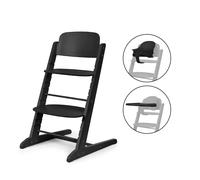 CYBEX Set Seggiolone IRIS Oro 3in1, Crescere con il Bambino, 6 Mesi - 99 Anni, Incl. Set Bambino e Vassoio, Legno di Faggio/Plastica, Splendido Nero