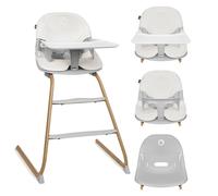 LIONELO DALIA 2 in 1 Seggiolone Pappa Bambini 6-36 mesi 15 kg, Seggiola Bambini Più Grandi fino a 60 kg, Cinture di Sicurezza a 5 Punti, Vassoio, Cresce con il Bambino