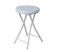 Seggiolone pieghevole compatto e imbottito, comodo per cucina e sala da pranzo, design salvaspazio per bar colazione, leggero e facile da riporre