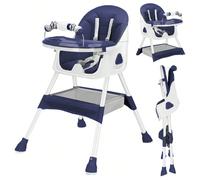 Seggiolone pieghevole per bambini dai 6 mesi, con ampio tappetino antiscivolo e vassoio porta-giocattoli, facile da pulire Informazioni su questo articoloOgni momento prezioso conta: un set di rotoli 