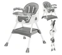 Seggiolone pieghevole per bambini dai 6 mesi, con ampio tappetino antiscivolo e vassoio porta-giocattoli, facile da pulire Informazioni su questo articoloOgni momento prezioso conta: un set di rotoli 