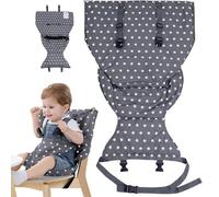 Seggiolone portatile per seggiolone portatile per bambino per il seggiolone da viaggio regolabile antide-fallo per adattarsi a qualsiasi sedile pieghevole per bambini per alimentazione este