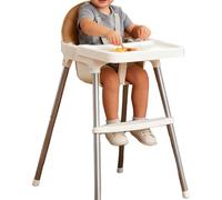 Seggiolone - Sgabello per bambini | Seggiolino rialzato - Design con supporto per maggiore stabilità in altezza, di vassoio allargato rimovibile di qualità superiore per di casa, la