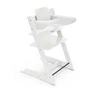 Tripp Trapp High Chair Bundle White + Stokke Tray White