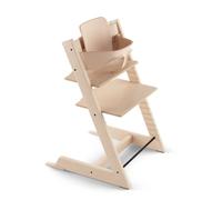 Seggiolone Tripp Trapp di Stokke con Baby Set, Natural - Sedia regolabile ed evolutiva per bambini e adulti - Design ergonomico e classico