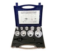 Seghe a tazza bi metalliche 9 pz 19 - 64 mm frese set valigetta UT 10 STG3