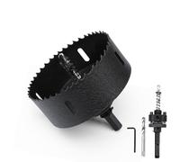 Seghe a tazza da 102 mm, bimetallica con attacco SDS-plus e codolo esagonale, corona per legno, rigips, metalli sottili, plastica