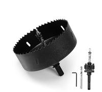 Seghe a tazza da 130 mm, bimetallica con attacco SDS-plus e codolo esagonale, corona per legno, rigips, metalli sottili, plastica