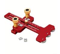 Seghe da banco a 3 pulegge per guida di taglio sottile - Recinzione regolabile in lega di alluminio con scale metriche e imperiali, 189 x 88 mm per tagli a strisce strette