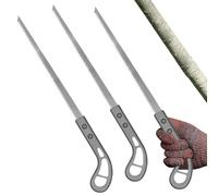 Seghe da potatura manuali - a mano con lama a denti sfalsati da 3 pezzi, a mano piccola e stabile, utensili manuali da giardinaggio per campeggio, caccia, viaggi in e