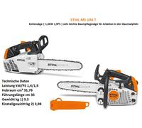 STIHL MOTOSEGA MS 194 T A SCOPPIO 31.8CC PER POTATURA LEGGERISSIMA LAMA 35CM