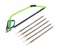 Seghetto ad arco resistente 24" tronchi di legno alberi rami protezione dita ...