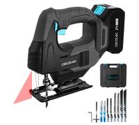 Cecotec Sega a gattuccio Batteria MultiCut 500 Vision Liberty. NEX21 V 2 Ah 21 V 21 V 0-2400 rpm, cambio mandrino senza chiave, laser guida, luce LED, 8 seghe e righello guida