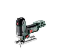 Metabo Seghetto alternativo a batteria per legno e acciaio ST18LT130 con 2 lame per seghetto alternativo, 18 V