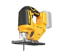 Seghetto Alternativo A Batteria, Seghetto Alternativo Senza Fili, Motore Brushless, Velocità Variabile For Taglio Dritto/curvo/cerchio Facile Da Usare(Yellow)