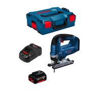 Seghetto Alternativo BOSCH GST 18V-125 B (1 x 5,0 Ah + GAL1880CV + L-Boxx 136)