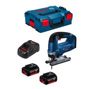 Seghetto Alternativo BOSCH GST 18V-125 B (2 x 5,0 Ah + GAL1880CV + L-Boxx 136)