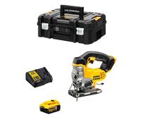 Seghetto Alternativo DeWALT DCS331P1 (1 x 5,0 Ah + DCB115 + TSTAK II)
