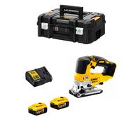 Seghetto Alternativo DeWALT DCS334P2T (2 x 5,0 Ah + DCB115 + TSTAK II)