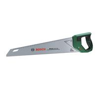 Bosch Sega a mano 450 mm (Lama in acciaio SK5 per tagli fini nel legno; 11 TPI; Denti temprati a induzione; Guida di marcatura 45°/90°; Scala metrica 40 cm; Impugnatura ergonomica Softgrip)