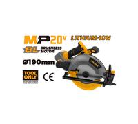 SEGA CIRCOLARE 20V BRUSHLESS SERIE MP20V Senza Batteria e Caricabatteria
