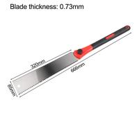 Seghetto manuale 320 mm doppio bordo 65MN seghetti potatura giardino falegname a