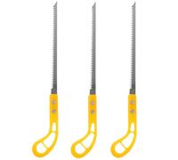 Seghetto Manuale Portatile Mini per Legno, 3 Pezzi Giallo