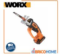 Seghetto WORX WG894E Batteria LITIO 20V 2.0Ah 1.3kg INCLUSA BATTERIA E CARICABAT