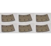 SEGMENTO CEPPO FRENO TRATTORE CINGOLATO FIAT 100C-120C-FL8 ECC 76028870 kit 6pz