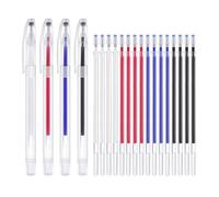 Segna Su Vari Colori Di Tessuto - Vanishing Point Decimo, 24pcs Thermal Clear Fabric Marker | 5 Colori Ciascuno Per Abbigliamento, Artigianato, Stampa Di Scarpe, Broderievani