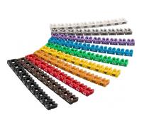 Goobay 72514 Marcatori a Clip per Cavi "Cifre 0-9", per Cavi con un Diametro Massimo di 4mm, Confezioni da 100