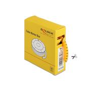 Segnacavo Giallo 500 pz Numero 4 - Delock ISWT-MARK-4-500