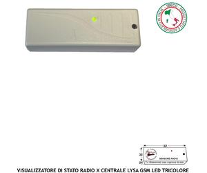 Segnala Lo Stato Centrale Lysa Sydra Su Impianto Antifurto Wireless F 433,92 MHz