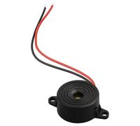 Segnalatore acustico piezo chiuso, 3 24V DC, 85 dB per avvisi forti, ideale per applicazioni industriali con comodo cablaggio