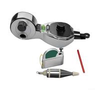 Segnalatore automatico con bolla di livella, 21 cm, marcatura precisa (6 | Manico antiscivolo, ritrazione rapida della linea, spazio di lavoro ordinato, impugnatura ergonomica