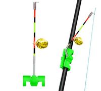 Segnalatore di Abboccata per Canna da - Impermeabile e Sensibile per Tutte le Condizioni Atmosferiche,Impermeabile per Tutte le Condizioni - Indicatore Acustico per per Appassionati, Famiglie, Amici,