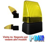SEGNALATORE LAMPEGGIANTE LED CANCELLO COMPLETO DI ALIMENTATORE 230V - 12/24Vac