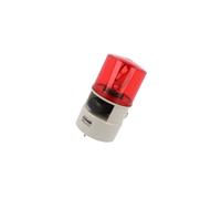 Segnalatore S125D-WA-24-R: sirena acustico-visiva 24VDC, luce rotonda rossa Q...