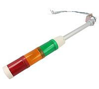 Segnalatore XVMB2RAGSSB: semaforo LED rosso/arancione/verde 24VDC 24VAC IP42 ...