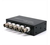 Segnale 1 in 4 Out AHD/CVI/TVI Video Splitter HD Telecamera coassiale, Nero