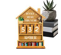 Segnale da banco dei libri, in legno, rustico, per la casa, per leggere il manuale, per gli amanti dei libri, decorazione per libreria, per mensole, scrivanie, tavoli, casa, ufficio, studio