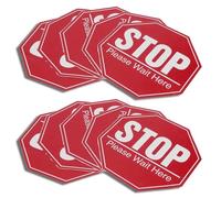 Segnale di arresto per favore aspetta qui da 10 pezzi,