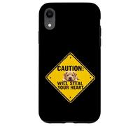 Segnale di attenzione Shar Pei Dog divertente regalo cucciolo Shar-Pei Custodia per iPhone XR