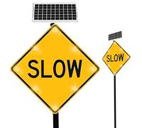 Segnale di attraversamento pedonale lampeggiante a LED ad energia solare per la sicurezza stradale della comunità della scuola del parco