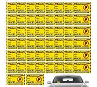 Segnale di avvertimento con scritta "You Suck at Parking Cards,Fake Parking Ticket Warning Sign | 50 biglietti da visita, biglietti da visita, brutte note, scherzo, divertente calza Stuffers