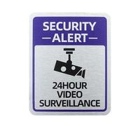 Segnale di avvertimento di sicurezza in alluminio per parcheggio all'aperto, molti siti di edifici e aree industriali. Segnale di avvertimento impermeabile per esterni