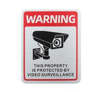 Segnale di avvertimento di sicurezza in alluminio per parcheggio all'aperto, molti siti di edifici e aree industriali. Segnale di avvertimento impermeabile per esterni